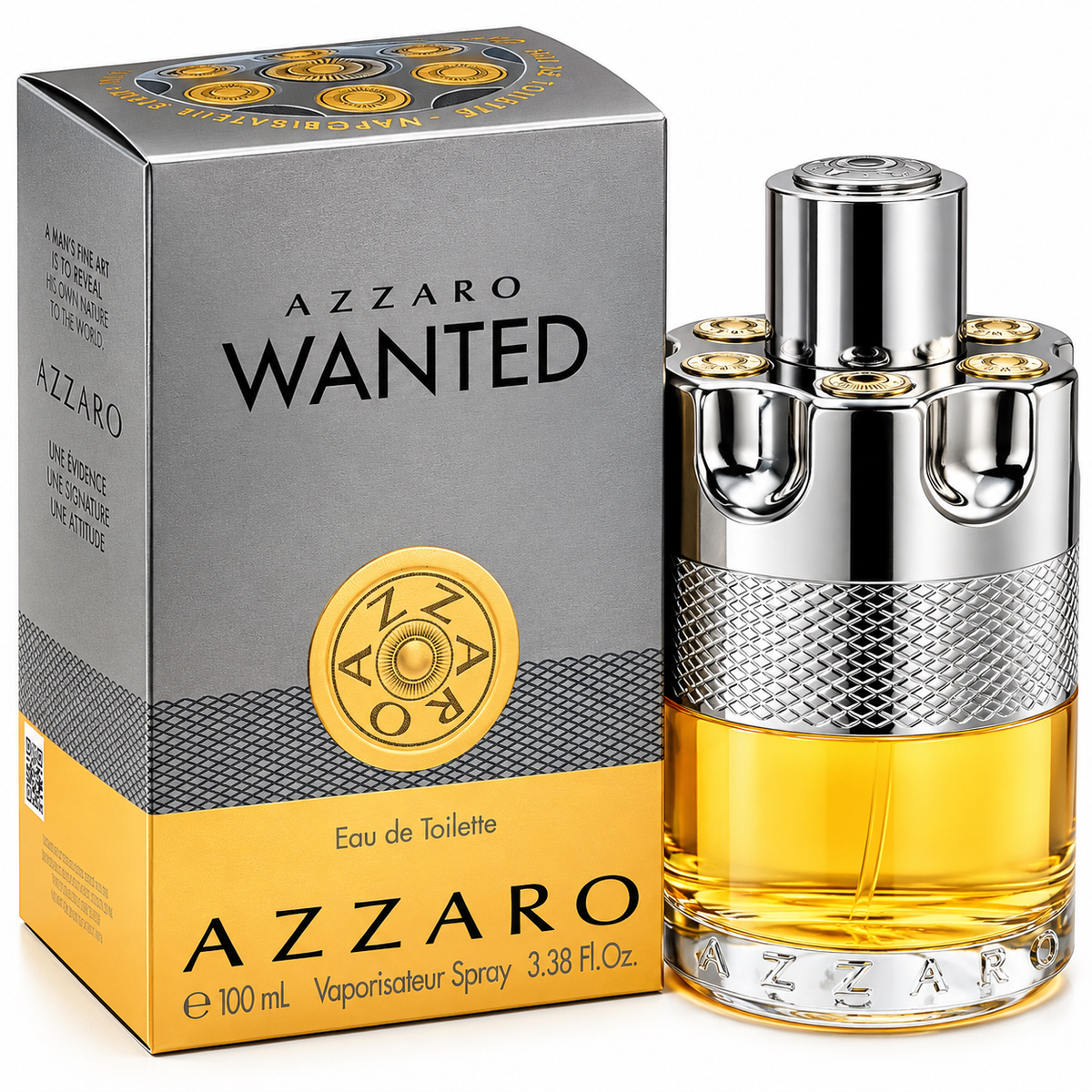 Azzaro Wanted Eau de Toilette for Men – 3.38 oz / 100 ml Spray