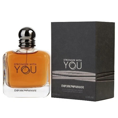 Emporio Armani Stronger With You Eau De Toilette Spray, Cologne for Men, 3.4 Oz